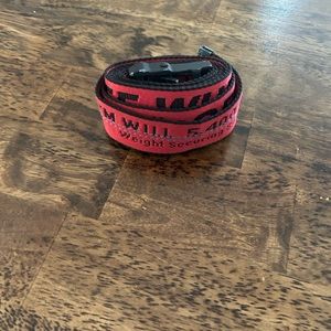 Off-white belt red